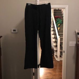 Black athletic track pants sz 8 great condition
